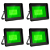 KIT 04 REFLETOR LED  30W VERDE BIVOLT - Imagem 1