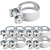 KIT 10 ABRACADEIRA MANGOTE 32MM 54-62MM 2" POL VONDER - Imagem 1