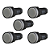 KIT 5 SINALEIRO LED AD22-22MM 220V BRANCO STARK - Imagem 1