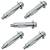 KIT 5 CHUMBADOR PARABOLT CBA C/PF (B) 1/4X3 ANCORA - Imagem 1