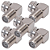 KIT 5 CONECTOR COAXIAL TV  F MACHO P/ F FEMEA 90 GRAUS - Imagem 1