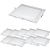 KIT 10 PLAFON PAINEL LED 18W EMBUTIR QUADRADO 22X22 4000K - Imagem 1