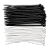 KIT 1000 ABRACADEIRA NYLON 500 PRETA 500 BRANCA 10CM - Imagem 1