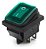 CHAVE GANGORRA ON/OFF VERDE 4 POLOS 16A 220V PROVA DAGUA - Imagem 1