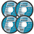 KIT 4 DISCO DE CORTE INOX E METAL 115X1.0X22,23 GROSS - Imagem 1