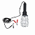 PENDENTE + LAMPADA 12V BATERIA - Imagem 1
