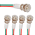 KIT 5 SINALEIRO 9MM OLHO DE BOI BRANCO 220V LUKMA - Imagem 1