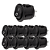 KIT 50 CHAVE GANGORRA PRETA ON/OFF 2POLOS 6A/250V - Imagem 1