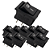 KIT 10 CHAVE GANGORRA ON/OFF 2 POLOS 6A 125V PRETA - Imagem 1