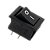 KIT 10 CHAVE GANGORRA ON/OFF 2 POLOS 6A 125V PRETA - Imagem 2