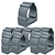 KIT 10 ABRACADEIRA PVC CINZA 1/2" MASSTER - Imagem 1