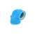 JOELHO SOLDAVEL 90 25X3/4 AZUL BUCHA LATÃO KRONA - Imagem 1