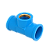 KIT 2 TEE AZUL SOLD/ROSCA 25MMX1/2 PLASTUBOS 96104 - Imagem 2