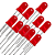 KIT 10 LED 5MM VERMELHO ULTRA BRILHO - Imagem 1
