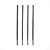 KIT 04 SUPORTE HASTE CONCERTINA 45CM CHUMBAR - Imagem 1