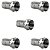 KIT 05 CONECTOR COAXIAL RG59 ROSCA - Imagem 1