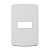 PLACA 4X2" COMPOSE 1 POSICAO BRANCO - Imagem 1
