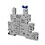 KIT 5 BASE RELE ACOPLADOR  FINO 38,51- 220V SIBRATEC - Imagem 2