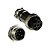 KIT CONECTOR MIKE CIRCULAR MACHO/FEMEA 6 VIAS - Imagem 1