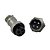 KIT CONECTOR MIKE CIRCULAR MACHO/FEMEA 4 VIAS - Imagem 1