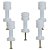 KIT 5 ISOLADOR RETO/RIDGE PARA CERCA ELETRICA - Imagem 1