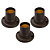 KIT 3 SOQUETE FIXO PRETO - Imagem 1