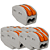 KIT 10 CONECTOR EMENDA RAPIDA KV222-412 - 2 VIAS-P CABOS 0,08 A 2,5MM SIBRATEC - Imagem 1