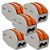 KIT 5 CONECTOR EMENDA KV222-412 - 2 VIAS-P CABOS 0,08 A 2,5MM SIBRATEC - Imagem 1