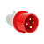 PLUG INDUSTRIAL 3P T 16A 220V 6H VERMELHO STARK - Imagem 1