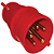 PLUG INDUSTRIAL 3P+T+N 16A 6H VERMELHO 380V STARK - Imagem 1