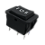 CHAVE RETANG  25X31 16A PRETO PULSO KCD4 6 POLOS - Imagem 1