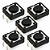 KIT 5 CHAVE TACTIL 12X12X4 3MM 4 TERMINAIS - Imagem 1