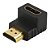 KIT 2 ADAPTADOR HDMI - FEMEA X HDMI - MACHO 90 GRAUS - Imagem 2