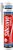 KIT 2 SILICONE ACETICO 280G ALTA TEMPERATURA VERMELHO TEK BOND - Imagem 2