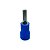 KIT 100 TERMINAIS PRE ISOLADO PINO 16MM AZUL SIBRATEC - Imagem 2