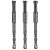 KIT 03 BROCA SDS VIDEA CONCRETO ENCAIXE 8 X 110MM MTX - Imagem 1