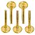 KIT 5 ESGUICHO JATO ÚNICO HIDRANTE MANGUEIRA 1.1/2 x 13mm - Imagem 1