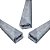06 TUBOS 01MT 30x20 X 0,80  GALVANIZADO - Imagem 2