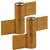 KIT 2 GONZO COM ABAS Nº 2 - 3/4" X 1", BICROMATIZADO VONDER - Imagem 1