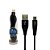 CABO CELULAR 3.1A SUPER  FLEXIVEL USB TIPO-C 1MT INOVA PRETO - Imagem 1