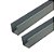 02 BARRA 1,5MT BAGUETE 1/2X1/2  1,20MM CHAPA 18 AÇO METALON - Imagem 1