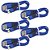 KIT 5 CABO USB DADOS TURBO IPHONE FLEXIVEL 1MT INOVA AZUL - Imagem 1