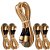 KIT 05 CABO CELULAR 3.1A FLEXIVEL USB-C 1MT INOVA DOURADO - Imagem 1