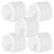 KIT 5 PLUG ROSCA  1/2" PLASTUBOS 96133 TAMPAO - Imagem 1