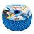 KIT 25MT CORDA PP 6MM MULTICOR AZUL TROPICAL - Imagem 1
