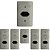 KIT 10 PCS TOMADA DE EMBUTIR 2P+T 20A C/ PLACA CINZA ENERBRAS - Imagem 1