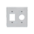 KIT COM 10PCS PLACA 4X4 PARA 2 FUNCOES C/ TOMADA - Imagem 2