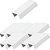 KIT 10 PCS MATA JUNTA 20X10 EMENDA P/ CANALETAS BRANCO - Imagem 1