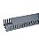 KIT 2 CANALETAS 1METRO VENTILADA  CINZA 30X50X1000MM (LxAxC) - Imagem 2