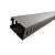 KIT 2 CANALETA 1METRO VENTILADA CINZA 50X80 X1000MM (AxLxC) - Imagem 2